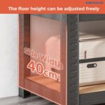 DAYONG 5 Tier Garage Shelving, Adjustable Storage Shelving Unit, Metal Storage Shelves Utility Rack for Basement, Warehouse, Pantry, 183cm H x 90cm W x 40cm D, 175kg Capacity Per Shelf - Image 7