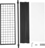 SONGMICS Clothes Rack, Coat Rack, Clothes Rack, Steel Frame, with Rod and Shelf, 33.5 x 92.5 x 153 cm, for Bedroom, Wardrobe, Laundry Room, Matt Black HSR23BK - Image 9