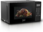 Impex 25L Digital Grill Microwave Oven with850W Power, 9 Preset Menus, 1000W Grill Output, Child SafetyLock,10 Power Levels, Defrost Settings, 285mm Glass Turntable, Timer, Push Button Door_MO 8125DGB