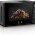 Impex 25L Digital Grill Microwave Oven with850W Power, 9 Preset Menus, 1000W Grill Output, Child SafetyLock,10 Power Levels, Defrost Settings, 285mm Glass Turntable, Timer, Push Button Door_MO 8125DGB
