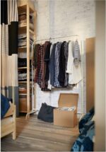 Ikea MULIG Clothes Rack (White, 99x46 cm) - Image 5