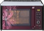 Glassiano Black Polka dot Printed Microwave Oven Cover for Samsung 32 Litre Convection Microwave Oven CE117PC-B2/XTL Black - Image 5