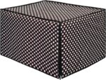 Glassiano Polka White and Black Printed Microwave Oven Cover for Samsung 32 Litre Convection Microwave Oven CE117PC-B2/XTL Black - Image 7