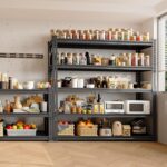 Garage Shelving, 48" W Storage Shelves 3000lbs Heavy Duty Shelving, Adjustable 5 Tier Garage Shelf Storage Rack With Honeycomb Shelf, Industrial Shelving Units for Basement 72"H X 48"W X 18.9"D - Image 2