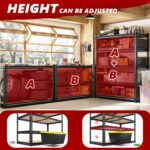 REIBII 2020LBS Storage Shelves 5 Tier Garage Shelving Heavy Duty Adjustable Garage Shelves, Utility Rack Shelf, Shelving Units for Storage Warehouse Pantry Closet, 35.5" W x 11.9" D x 72" H, Black - Image 6
