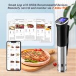 INKBIRD WiFi Sous Vide Machine ISV-300W Immersion Circulator IPX7 Waterproof Precision Culinary Cooker Remote Control with App Precise ±0.1°C Temperature Control Perfect for Sous Vide Cooking at Home - Image 2