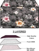 Microwave Oven Top PVC Cover For SAMSUNG 28L MC28H5025VB/TL Convection Microwave Oven Full Closure Cover For SAMSUNG 28 Ltr. With Attractive Digital Prints/Dustproof/Water Resistant-Grey - Image 5