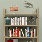 RIGID 5-Tier Metal Storage Rack | Heavy Duty Steel Boltless Shelving Unit for Kitchen, Garage, Living Room, Bedroom | Display Storage Organizer Shelf (Beige, 201.5x110.5x38.5 CM) – Assembled - Image 4