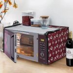 Glassiano Microwave Oven Cover for Samsung 28 Litre Convection Microwave Oven MC28H5025VB/TL Floral Print
