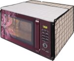 Glassiano Microwave Oven Cover for LG 32 Litre Convection Microwave Oven MC3286BRUM, Black, CA10 - Image 3