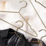 HOUSE DAY 10 Pack Strong Metal Wire Clothes Hangers, Coat Hanger, Standard Suit Hangers, Metal Shirt Dress Hanger Rack – Ideal for Heavy Clothing. (Gold Color) - Image 8