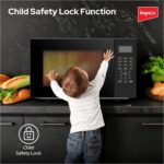 Impex 25L Digital Grill Microwave Oven with850W Power, 9 Preset Menus, 1000W Grill Output, Child SafetyLock,10 Power Levels, Defrost Settings, 285mm Glass Turntable, Timer, Push Button Door_MO 8125DGB - Image 8