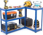 5 Levels 1500mm H x 750mm W x 300mm D Heavy Duty Steel Storage Shelving Garage Racking Unit 150KG UDL Per Shelf - Image 5