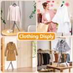 Adjustable Shirt Display Stand 32-63 Inch, Foldable Clothing Display Stand Mannequin Torso for Retail Vendors, Multi-Use Steamer Rack Stand for Clothes Garment - Image 3