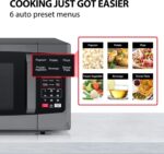 Toshiba 800w 23L Microwave Oven with Digital Display, Auto Defrost, One-touch Express Cook with 6 Pre-Programmed Auto Cook, and Easy Clean - Black - ML-EM23P(BS) - Image 2