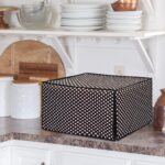 Dream Care Brown Printed Microwave Oven Cover for Samsung 28 Litre Convection Microwave Oven MC28H5025VB/TL - Image 2