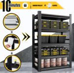 78" H|48" W All-Metal Garage Shelving Unit and Storage-Easy Assembly Shelves 5-Tier Rack|Heavy-Duty Adjustable Shelf|Steel Waterproof Rust-Resistant Shelves for Industrial,Warehouse,Basement - Image 5