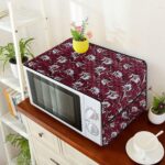 Star Weaves Microwave Oven Top Cover for Samsung 28 Litre Convection Microwave Oven MC28H5025VB | TL Black - Oven Top Cover with 4 Utility Pockets and 1 Oven Handle Cover KUM48 - Image 3