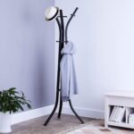 Amazon Basics Standing Metal Coat and Hat Rack - Black - Image 4