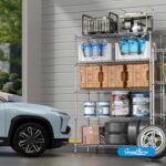 Guan River 5-Shelf Adjustable Metal Shelf Wire Shelving Unit Heavy Duty Storage Rack Display Shelf for Office,Kitchen,Bedroom,Bathroom,Laundry,Pantry Basement,Garage(Chrome,48" L x 18" W x 72" H) - Image 2