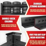 PRESTELION 72" H|48" W Garage Shelving Unit and Storage-Easy Assembly Metal Shelves 5-Tier Rack|Heavy-Duty Adjustable Shelf|Steel Rust-Resistant Shelves for Industrial,Warehouse,Basement - Image 5