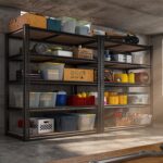 REIBII 40" W Garage Shelving 2500LBS Storage Shelves 72" H Metal Shelving 5 Tier Metal Shelves Adjustable Pantry Shelf for Closet Kitchen Warehouse 40" W x 19.7''D x 72''H - Image 2
