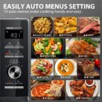 TOSHIBA 6-in-1 Microwave Combination, 26 Litres, with Original Inverter, Defrosting Cook, Convection, Combi, Steam, Grill, 10 Levels, 10 Automatic Menus, Microwave 900 - Image 4