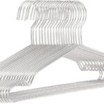 Amazon Basics Stainless Steel Clothes Hangers (20-Pack), Chrome