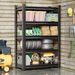 Garage Shelving Unit Rustproof 72"H3000bls Heavy Duty Storage Shelves Easy Assembly 5 Tier Adjustable Metal Steel Utility Shelf Rack Garage Storage Organize for Tools Garage,Basement,Warehouse - Image 2