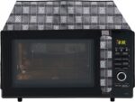 Wings Star Oven Top Cover for Panasonic 27 Litre Convection Microwave Oven NN-CT654M Silver - Microwave Top Cover with 4 Utility Pockets and 1 Oven Handle Cover KUM42