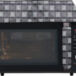 Wings Star Oven Top Cover for Panasonic 27 Litre Convection Microwave Oven NN-CT654M Silver - Microwave Top Cover with 4 Utility Pockets and 1 Oven Handle Cover KUM42