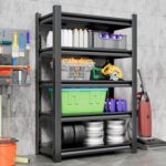Garage Shelving Unit Rustproof 72"H3000bls Heavy Duty Storage Shelves Easy Assembly 5 Tier Adjustable Metal Steel Utility Shelf Rack Garage Storage Organize for Tools Garage,Basement,Warehouse - Image 8
