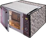 Lithara Grey Colored Printed Microwave Oven Cover for IFB 25 Liters Convection Microwave Oven (25SC3)