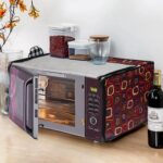 Glassiano Microwave Oven Cover for LG 21 Litre Convection Microwave Oven MC2146BL, Black, SA72