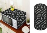 Wings Star Oven Top Cover for Samsung 21 Litre Convection Microwave Oven CE73JD-B| XTL Black - Microwave Top Cover with 4 Utility Pockets and 1 Oven Handle Cover KUM52 - Image 3