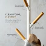 Yamazaki PLAIN COAT HANGER WH, one size, White - Image 3