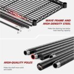 REIBII 72’’H Wire Shelving, 6 Tier Garage Shelving Units and Storage Shelves Heavy Duty, Adjustable Heavy duty Metal Shelves for Storage Shelves for Pantry Kitchen Garage, 24’’W X18’’D X72’’H - Image 8
