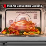 TOSHIBA Microwave Oven Solo Microwave 42L 2500 Watts, Convection Microwave Oven, 10 Auto Cook Menu, 11 Power Level, Membrane Control,Black, 42 Liters, MM-EC42S(BS) - Image 6