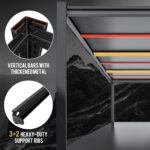 REIBII 60" W Garage Shelving 3000LBS Heavy Duty Storage Shelves, Adjustable 5 Tier Metal Shelves for Storage Rack Industrial Shelf, Garage Storage Shelving Unit, 60" W x 24" D x 72" H - Image 5