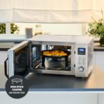 SEVERIN Microwave with Grill and Convection Air Fryer Function, 4-in-1 for Defrosting, Cooking and Warming, 25 L, Brushed Stainless Steel/Silver, MW 7982 - Image 7