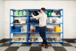 BiGDUG Heavy Duty Garage Shelving Unit 3 Bay - 179x90x45 cm - 200kg UDL Per Shelf (1000kg Per Bay) - 3x Blue Storage Shelves - 5 Tier Shed Shelving - Image 7