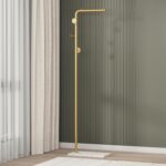 HKaikzo Coat Rack Stand, Gold Clothing Rack Freestanding with Satin Steel Finish and Natural Stable Marble Base, for Coats, Hats, Scarves, Clothes, and Handbags be Applicable Home Bedroom Hotel Hall - Image 8