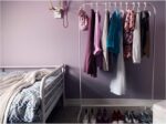 Ikea MULIG Clothes Rack (White, 99x46 cm) - Image 3