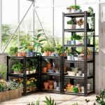 JD FRESH 3-Tier Adjustable Metal Storage Rack/36x18x18 Inch Boltless Shelving Unit/Standing Shelf Unit/Organizer for Home, Garage, Office/Heavy Duty Display Rack with Metal Frame (Black) - Image 3