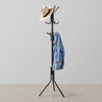 Amazon Basics Metal Coat and Clothes Stand Rack, Black, 49.5 x 49.5 x 169 cm (L x W x H) - Image 7