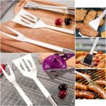 PINKE BBQ Grill BBQ Accessories, 9 Pieces Stainless Steel Grill Utensil Tools Grilling Accessories Barbecue Grill Accessories with Canvas Bag for Outdoor Grill, Camping Party - Image 6