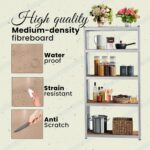 Garage Shelving Units,5 Tier Shelving Unit Garage Shelves Storage Shelf Heavy Duty Shed Storage Racking Shelf Metal Boltless for Warehouse Workshop Office (Silver, 70X30X150) - Image 4