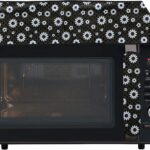 Wings Star Oven Top Cover for Samsung 21 Litre Convection Microwave Oven CE73JD-B| XTL Black - Microwave Top Cover with 4 Utility Pockets and 1 Oven Handle Cover KUM52