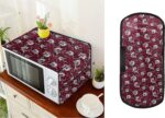 Star Weaves Microwave Oven Top Cover for Samsung 28 Litre Convection Microwave Oven MC28H5025VB | TL Black - Oven Top Cover with 4 Utility Pockets and 1 Oven Handle Cover KUM48 - Image 2