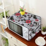Star Weaves Microwave Oven Top Cover for Panasonic 27 Litre Convection Microwave Oven NN-CT644MFDG Black - Oven Top Cover with 4 Utility Pockets and 1 Oven Handle Cover KUM21 - Image 3